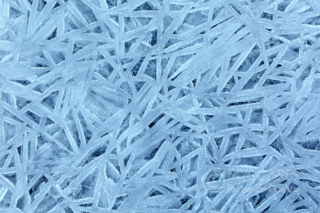 Ice shapes on a frozen lake - Italy